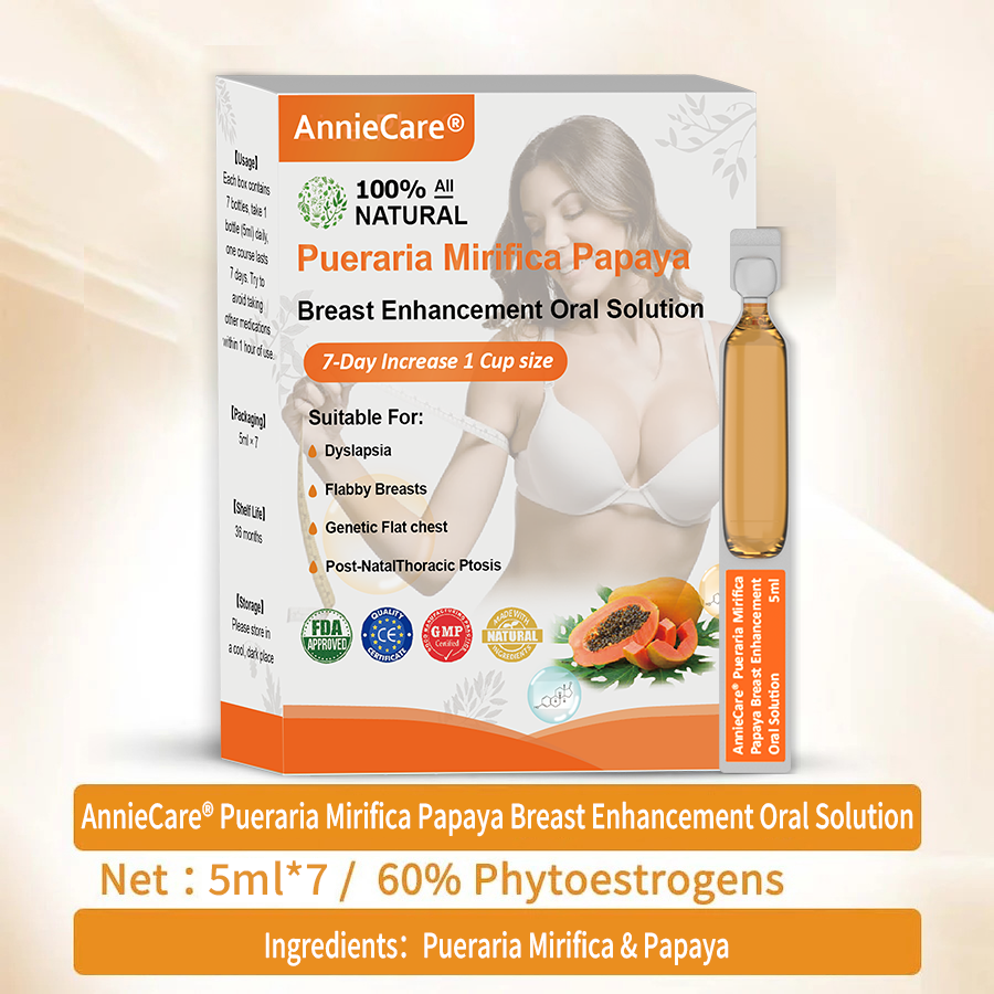 AnnieCare® Pueraria Mirifica Papaya Breast Enhancement Oral Solution📈(𝑭𝒖𝒍𝒍𝒆𝒓 𝑩𝒓𝒆𝒂𝒔𝒕𝒔 - 𝑩𝒐𝒐𝒔𝒕𝒔 𝑭𝒂𝒕 𝑴𝒆𝒕𝒂𝒃𝒐𝒍𝒊𝒔𝒎 - 𝑹𝒆𝒔𝒕𝒐𝒓𝒆𝒔 𝑺𝒌𝒊𝒏 𝑬𝒍𝒂𝒔𝒕𝒊𝒄𝒊𝒕𝒚)