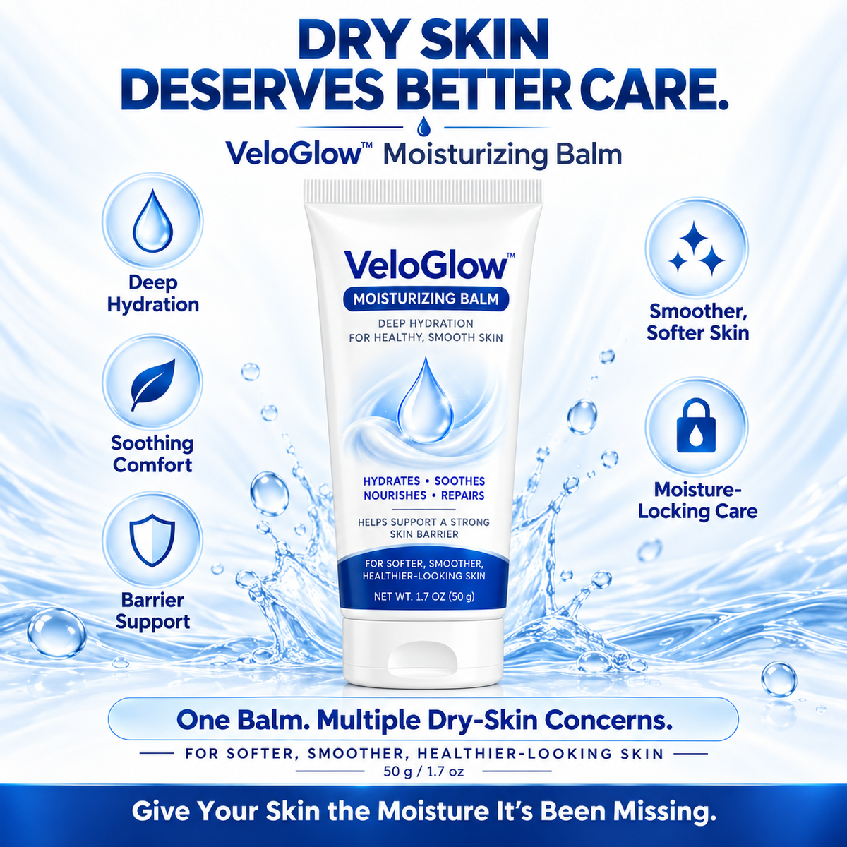VeloGlow™ Moisturizing Balm