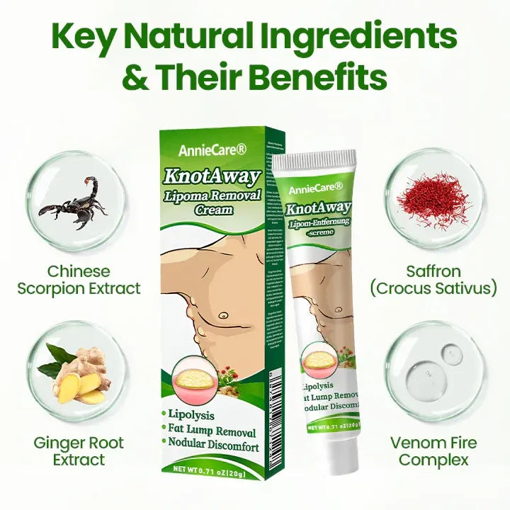 ⏰Last Day Promotion: 60% OFF🔥AnnieCare® KnotAway Lipoma Removal Cream