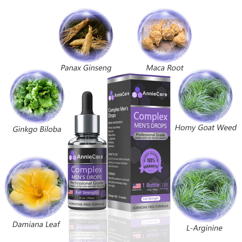 Gotas AnnieCare® Complex para hombres🚀[Versión superpotente💥]🛬 