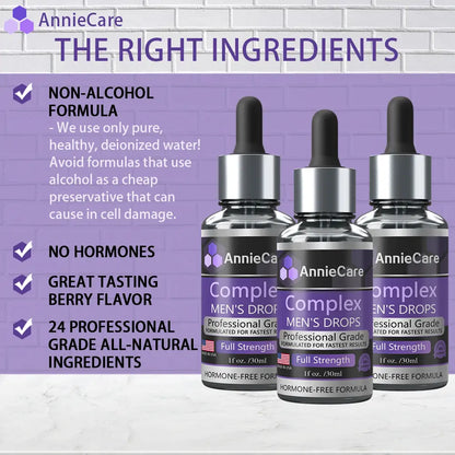 Gotas AnnieCare® Complex para hombres🚀[Versión superpotente💥]🛬 
