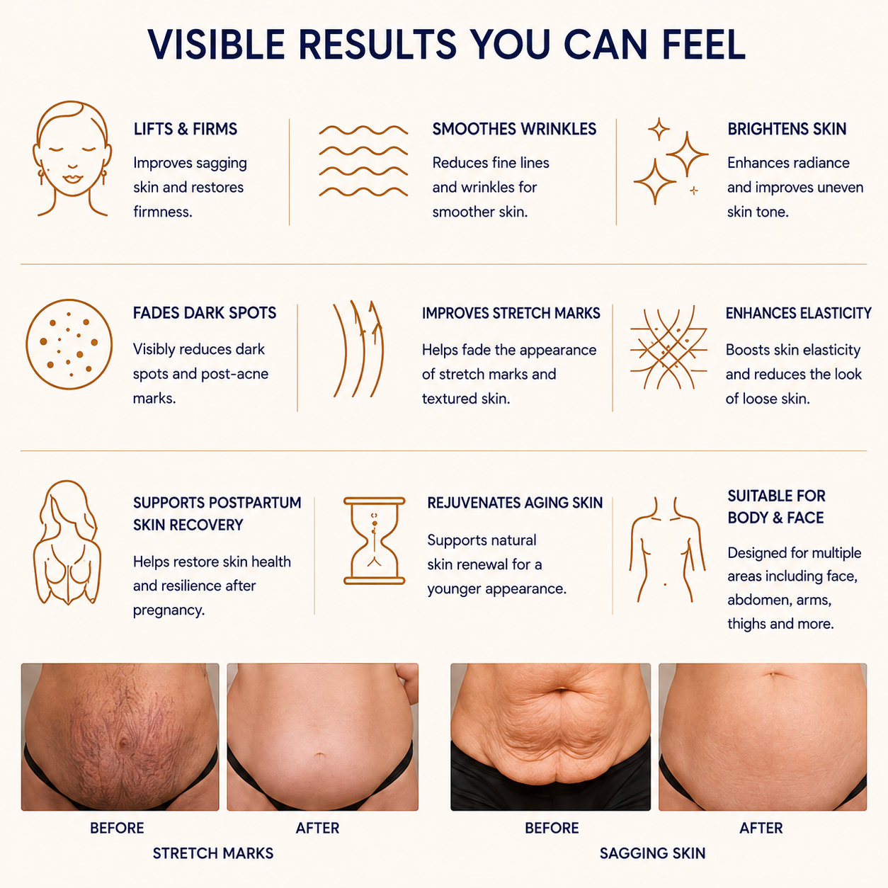 MIREVANE® Dual Magnetic Nano Patch--Lift Sagging Skin • Smooth Wrinkles • Brighten Dull Skin • Fade Dark Spots • Improve Stretch Marks • Restore Firmness