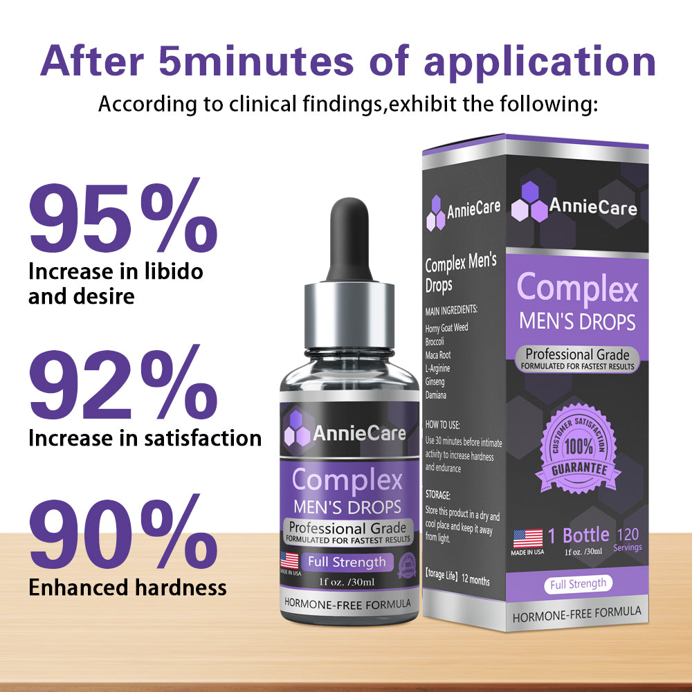 Gotas AnnieCare® Complex para hombres🚀[Versión superpotente💥]🛬 