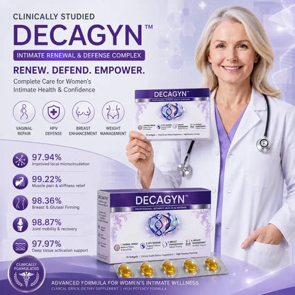 New Clinical Formula🧬DECAGYN™ Intimate Renewal & Defense Complex✅ Vaginal Repair✅ HPV Defense✅ Curve Sculpting