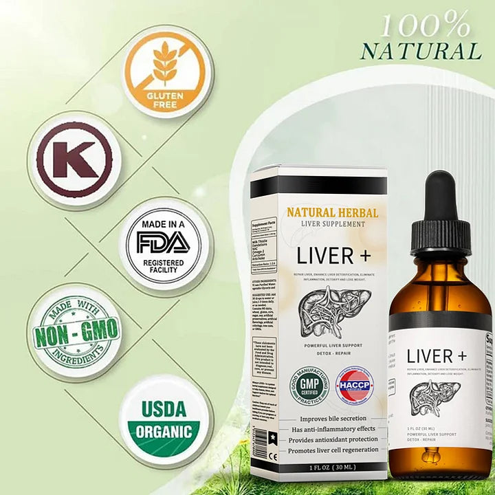 AnnieCare® Natürliches Kräuter-Lebersupplement - Starke Leberunterstützung - Entgiftung & Regeneration - Senkt Blutzucker und Blutfette