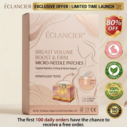 ÉCLANCIER® Targeted Breast Enhancement Advanced Nano Microneedle Patch