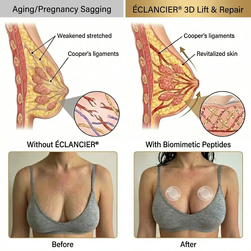 ÉCLANCIER® Targeted Breast Enhancement Advanced Nano Microneedle Patch