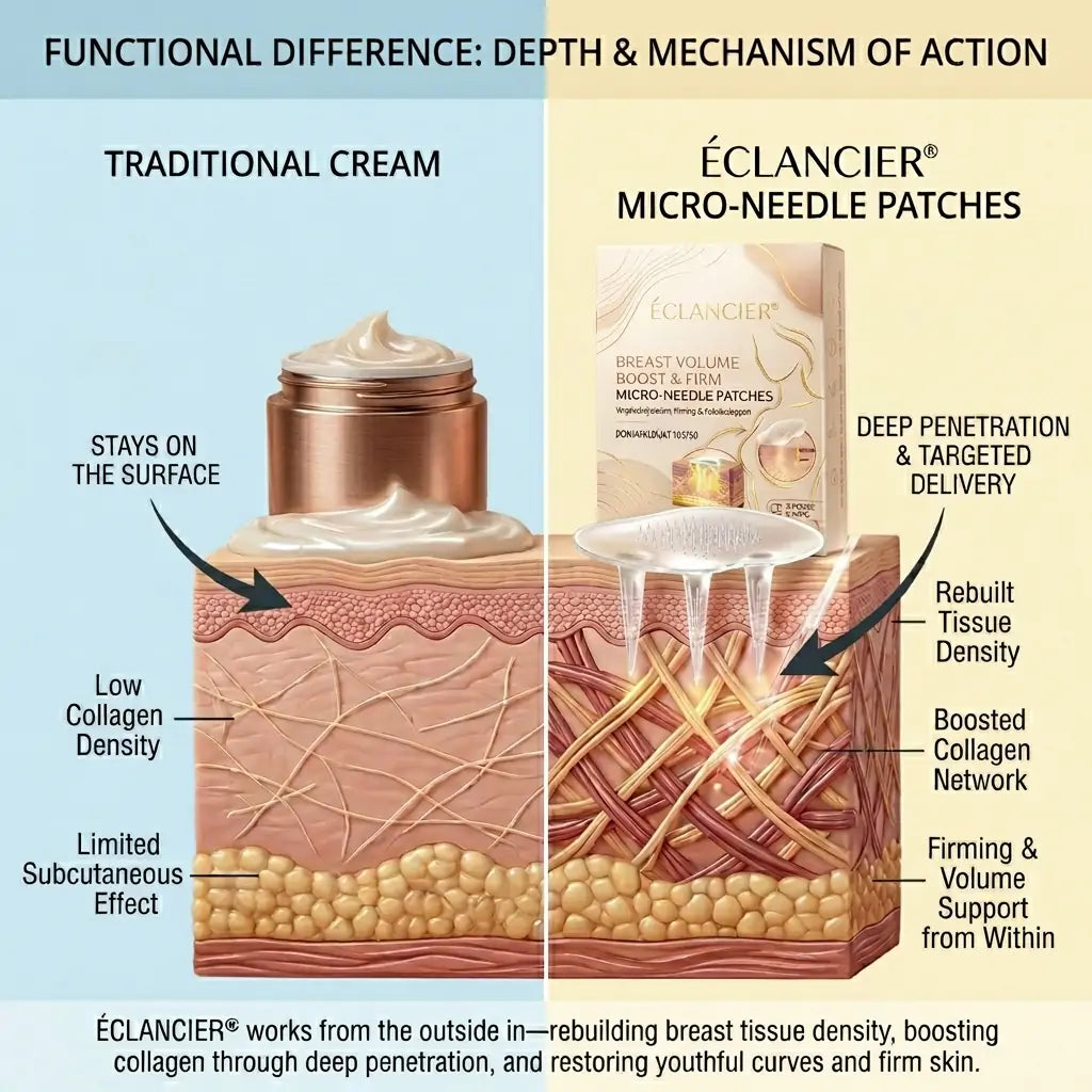 ÉCLANCIER® Targeted Breast Enhancement Advanced Nano Microneedle Patch