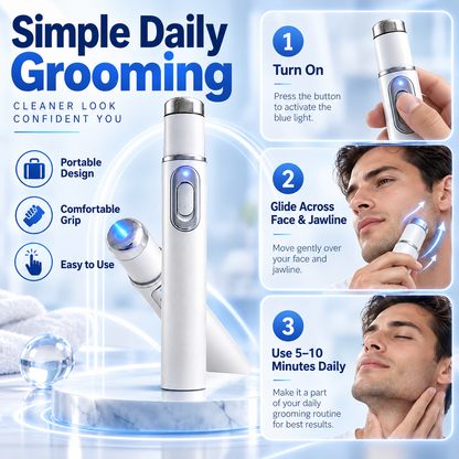 Male beauty massager-Ultrasonic Shock Wave Massager