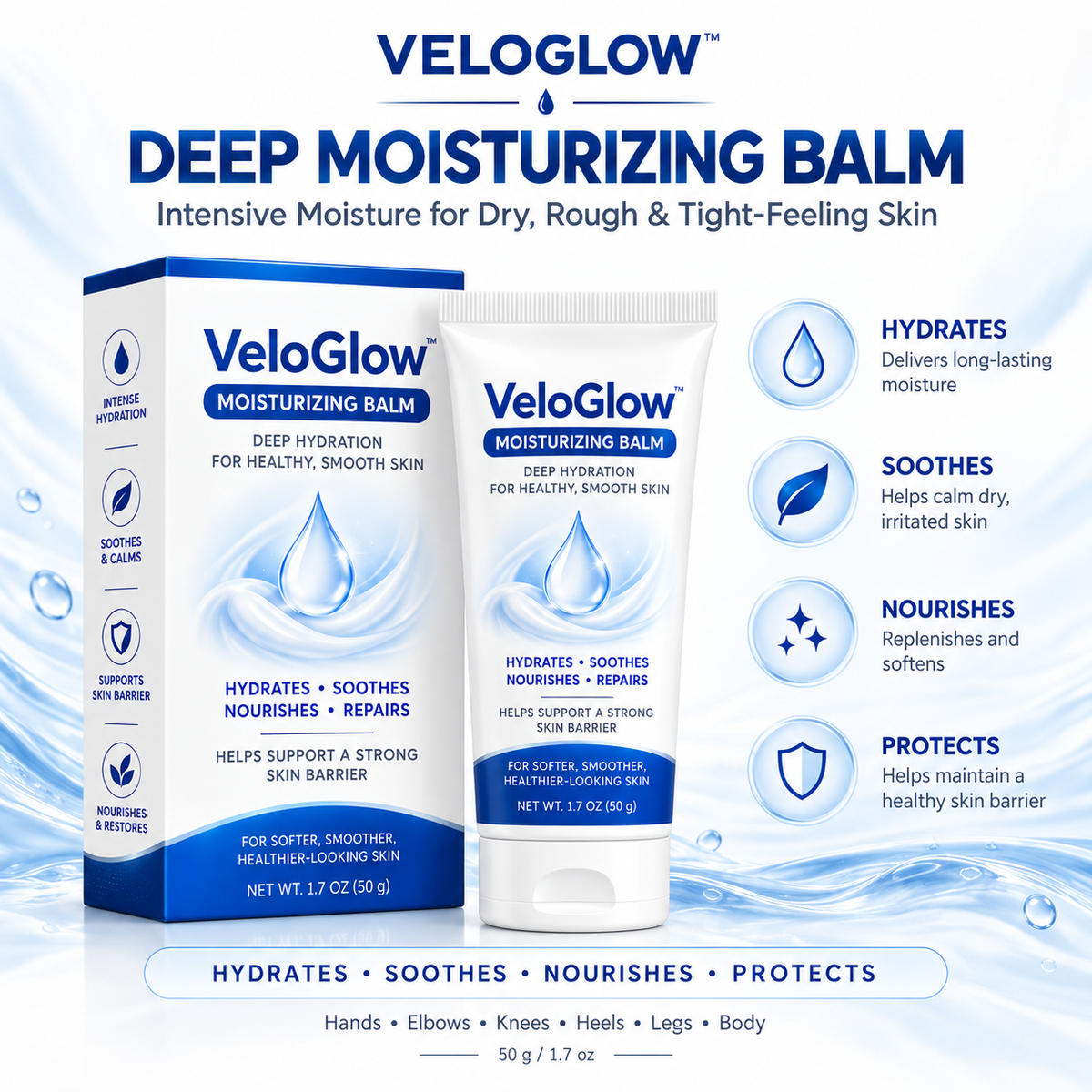 VeloGlow™ Moisturizing Balm