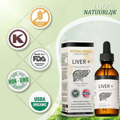 AnnieCare® Natürliches Leber-Kräuterpräparat – Starke Leberunterstützung – Entgiftung & Regeneration – Unterstützt gesunde Blutzucker- und Blutfettwerte