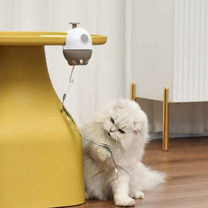 Feather Clip Laser Cat Toy