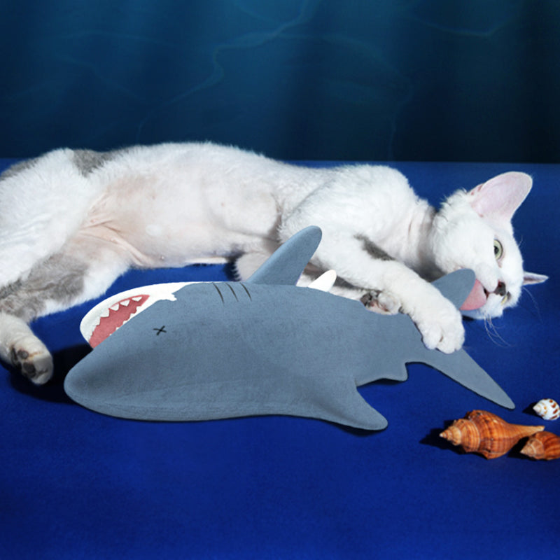 Flopping Shark Cat Toy